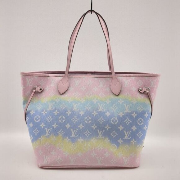 Authentic Louis Vuitton Neverfull Monogram Escale MM Tote Shoulder Bag Pastel - Picture 11 of 16